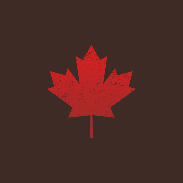 Canadian Red Maple Leaf Symbol Apron