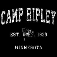 Camp Ripley Minnesota Mn Vintage Us Flag Sports Bag