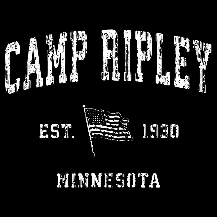 Camp Ripley Minnesota Mn Vintage Us Flag Sports Bag