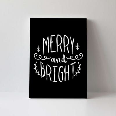 Christmas Rustic Merry And Bright Canvas