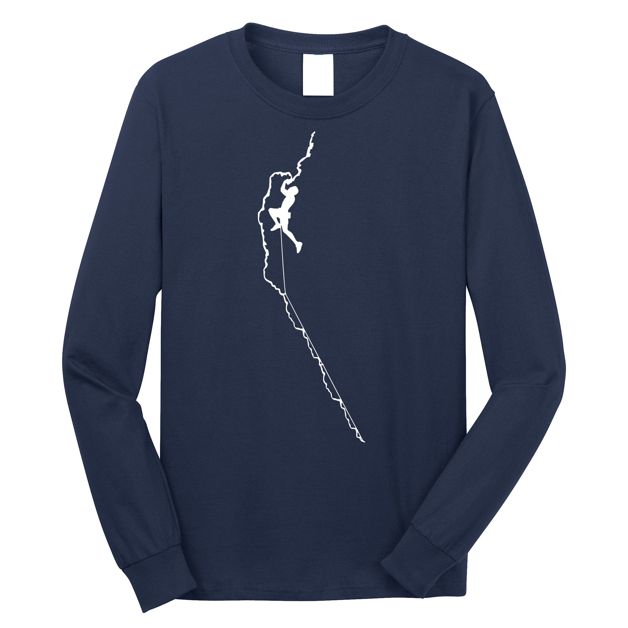 Climbing Rock Mountain Climber Bouldering Tee Gift Long Sleeve Shirt