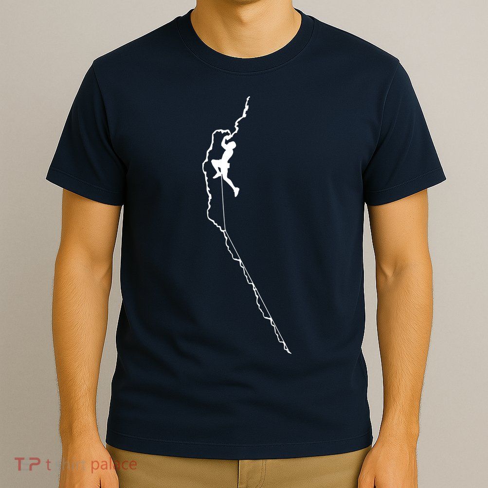 Climbing Rock Mountain Climber Bouldering Tee Gift T-Shirt