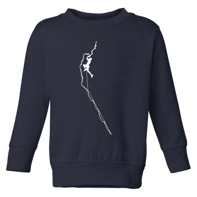 Climbing Rock Mountain Climber Bouldering Tee Gift Toddler Sweatshirt