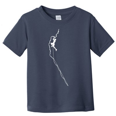 Climbing Rock Mountain Climber Bouldering Tee Gift Toddler T-Shirt