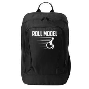 Cool Roll Model Funny Handicapped Person Wheelchair City Backpack