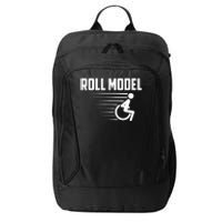 Cool Roll Model Funny Handicapped Person Wheelchair City Backpack