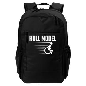 Cool Roll Model Funny Handicapped Person Wheelchair Daily Commute Backpack