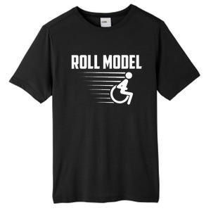 Cool Roll Model Funny Handicapped Person Wheelchair Tall Fusion ChromaSoft Performance T-Shirt