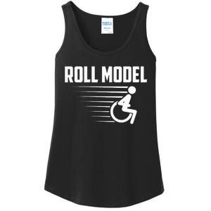 Cool Roll Model Funny Handicapped Person Wheelchair Ladies Essential Tank