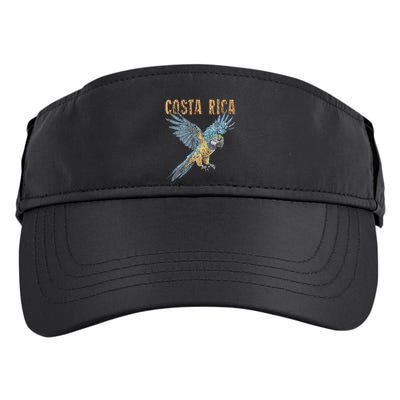 Costa Rica Macaw Pura Vida Animals Nature Pura Vida Adult Drive Performance Visor