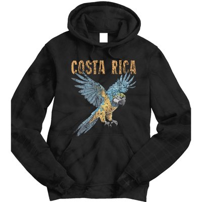 Costa Rica Macaw Pura Vida Animals Nature Pura Vida Tie Dye Hoodie