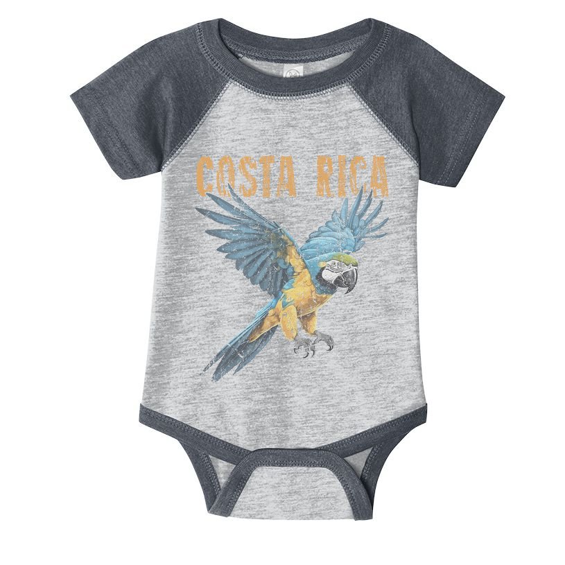 Costa Rica Macaw Pura Vida Animals Nature Pura Vida Infant Baby Jersey Bodysuit