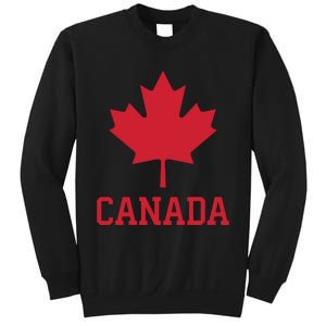 Canada Red Maple Leaf Flag Canada Day Sweatshirt