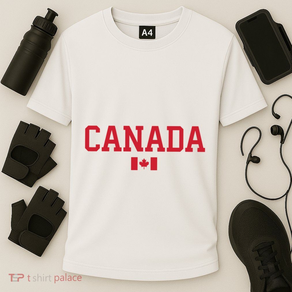 Canada Red Maple Leaf Flag Canada Day Performance Shirt