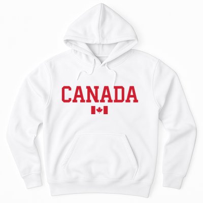 Canada Red Maple Leaf Flag Canada Day Hoodie