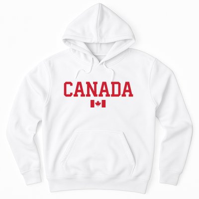 Canada Red Maple Leaf Flag Canada Day Hoodie