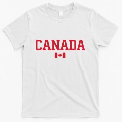 Canada Red Maple Leaf Flag Canada Day T-Shirt