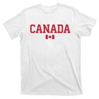 Canada Red Maple Leaf Flag Canada Day T-Shirt