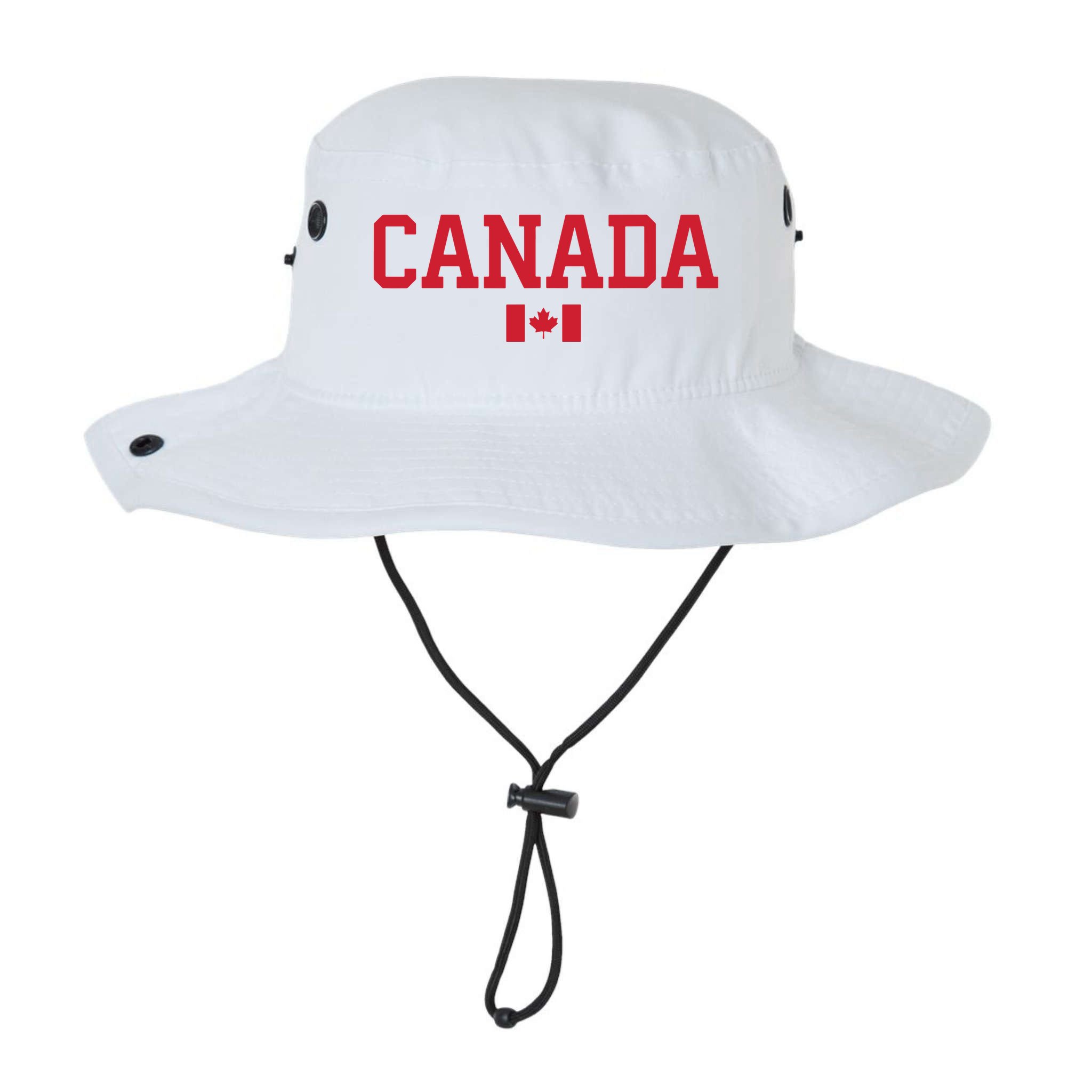 Canada Red Maple Leaf Flag Canada Day Bucket Hat