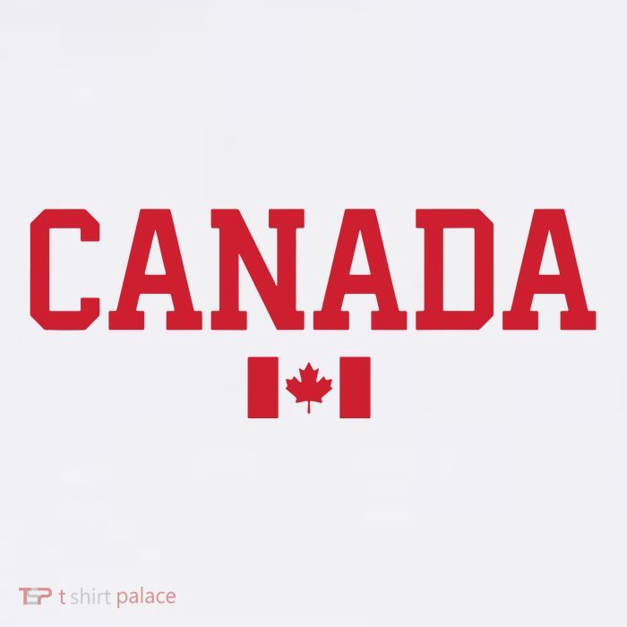 Canada Red Maple Leaf Flag Canada Day Poster