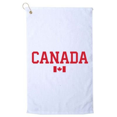 Canada Red Maple Leaf Flag Canada Day Golf Towel