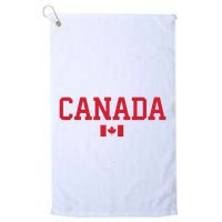 Canada Red Maple Leaf Flag Canada Day Golf Towel