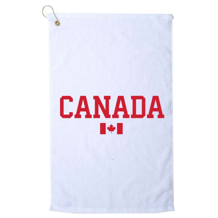 Canada Red Maple Leaf Flag Canada Day Golf Towel