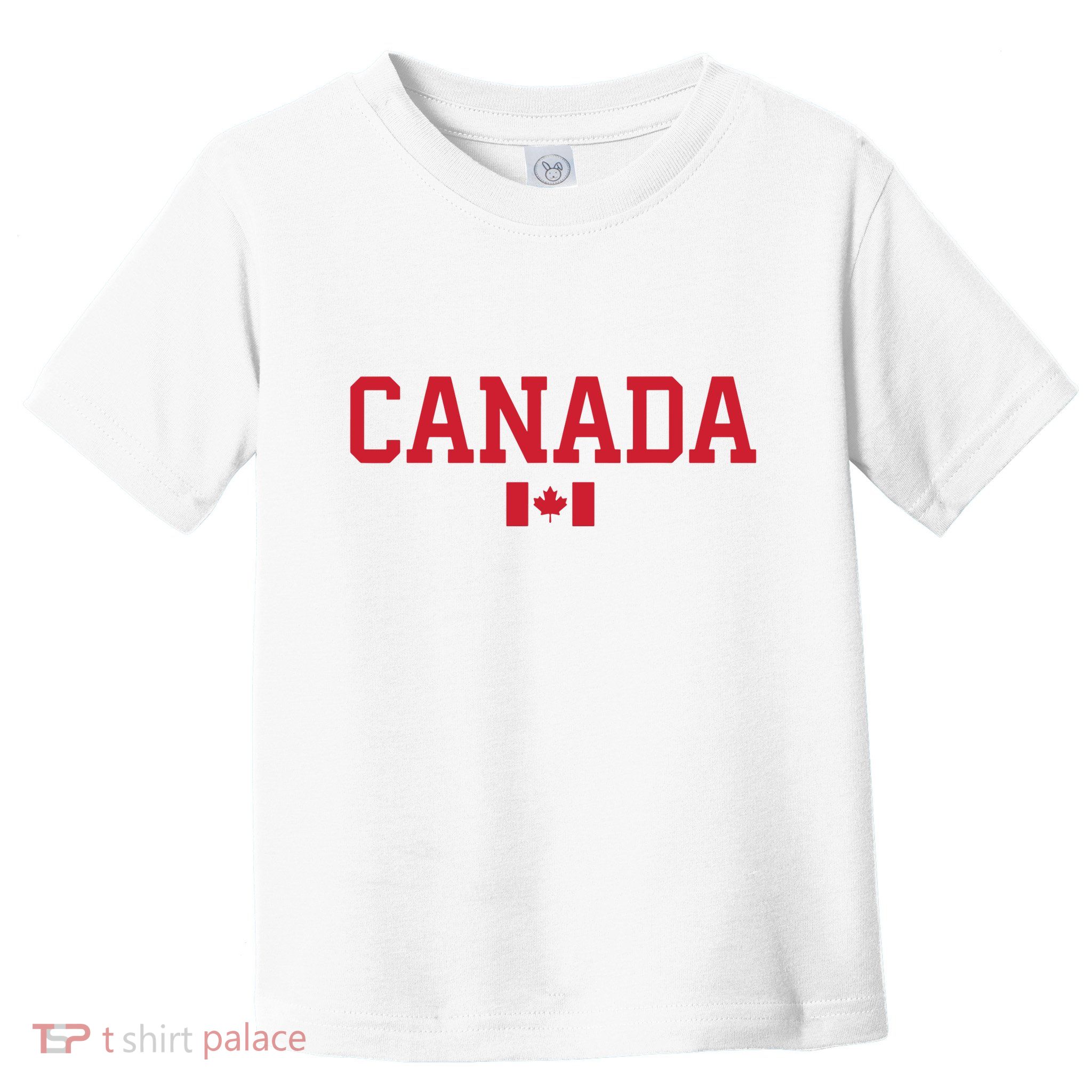 Canada Red Maple Leaf Flag Canada Day Toddler T-Shirt