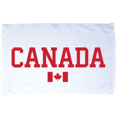 Canada Red Maple Leaf Flag Canada Day Microfiber Hand Towel