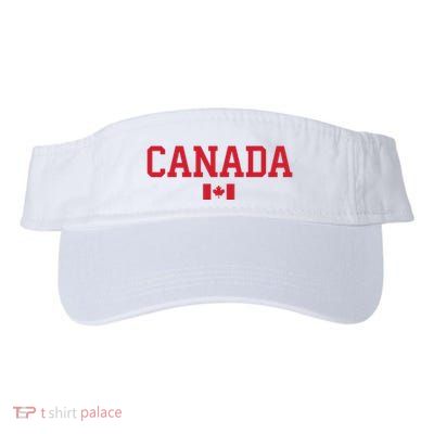 Canada Red Maple Leaf Flag Canada Day Visor
