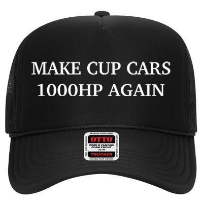 Couch Racer Make Cup Cars 1000hp Again High Crown Mesh Back Trucker Hat