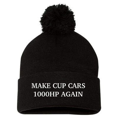 Couch Racer Make Cup Cars 1000hp Again Pom Pom 12in Knit Beanie