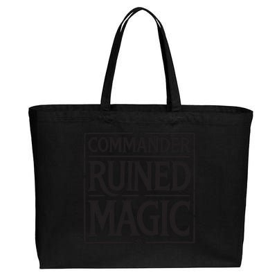 Commander Ruined Magic Cotton Canvas Jumbo Tote