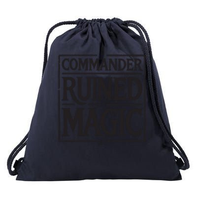 Commander Ruined Magic Drawstring Bag