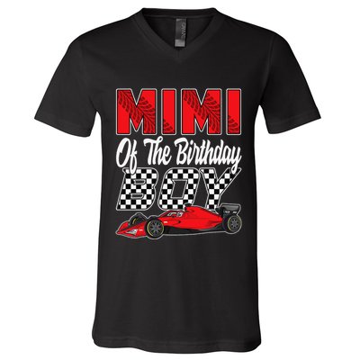 Car Racing Mimi Of The Birthday Formula race Car V-Neck T-Shirt