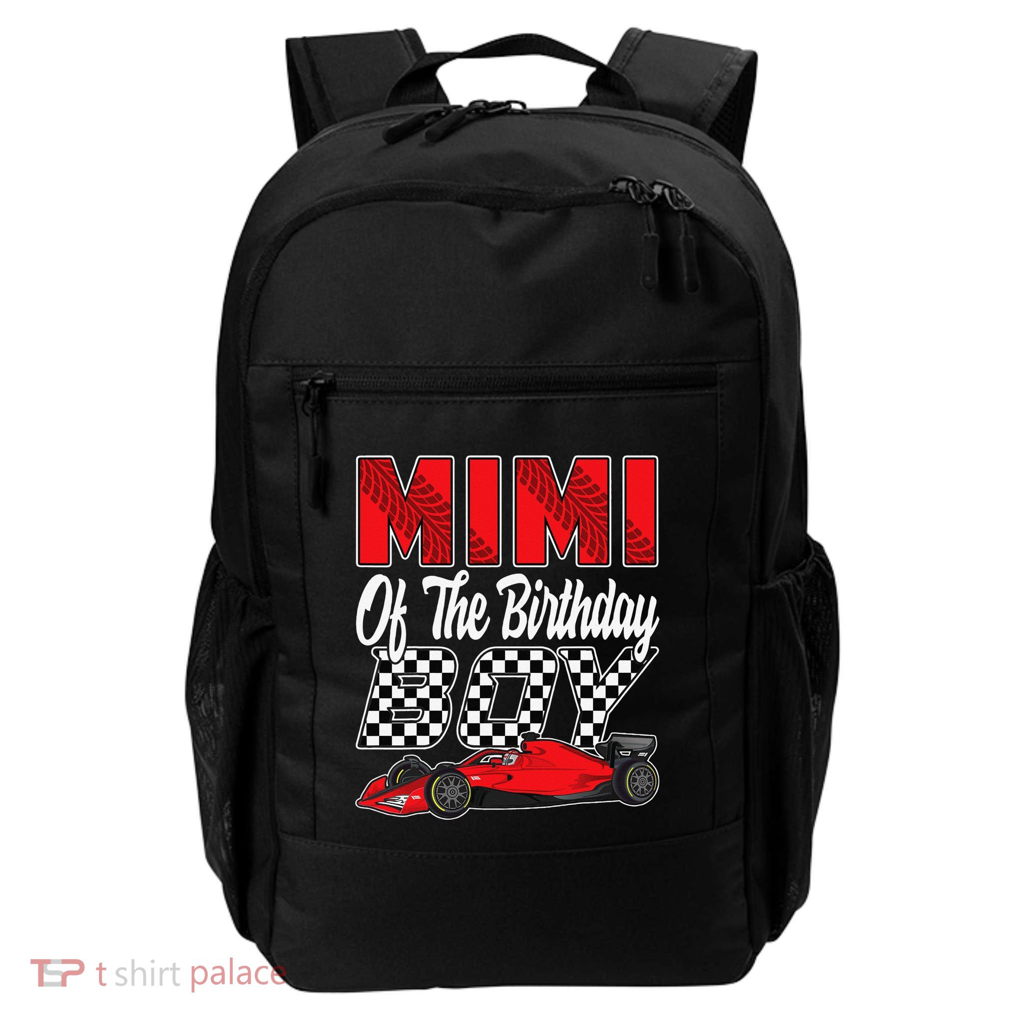 Car Racing Mimi Of The Birthday Formula race Car Backpack