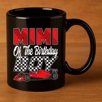 Car Racing Mimi Of The Birthday Formula race Car 11oz C Handle Ceramic Mug