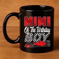 Car Racing Mimi Of The Birthday Formula race Car 11oz C Handle Ceramic Mug