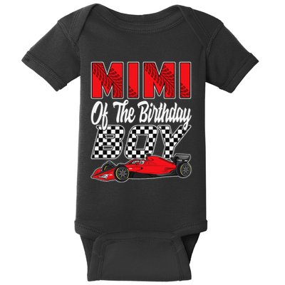Car Racing Mimi Of The Birthday Formula race Car Baby Bodysuit