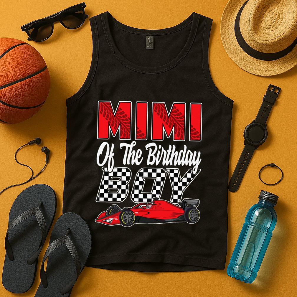 Car Racing Mimi Of The Birthday Formula race Car Tank Top