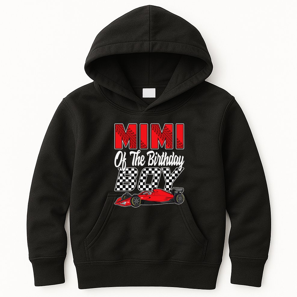 Car Racing Mimi Of The Birthday Formula race Car Kids Hoodie