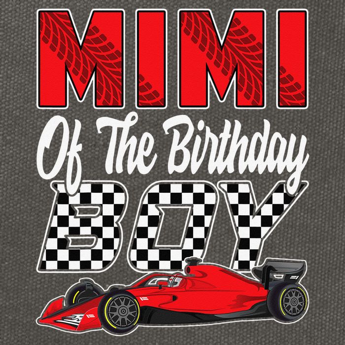 Car Racing Mimi Of The Birthday Formula race Car Cotton Canvas Backpack