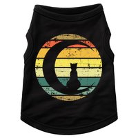 Cat Retro Moon Sunset Doggie Tank
