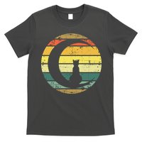 Cat Retro Moon Sunset T-Shirt