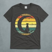 Cat Retro Moon Sunset T-Shirt
