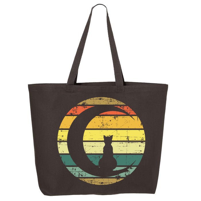 Cat Retro Moon Sunset 25L Jumbo Tote