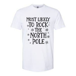 Christmas Rock Music Most Likely To Christmas Gift Softstyle CVC T-Shirt