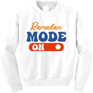 Cool Ramadan Mode On Kids Sweatshirt