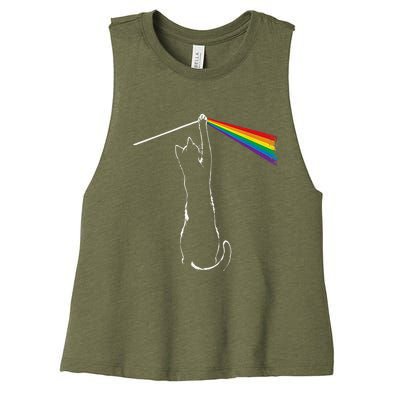 Cat Rock Music Women's Racerback Cropped Tank