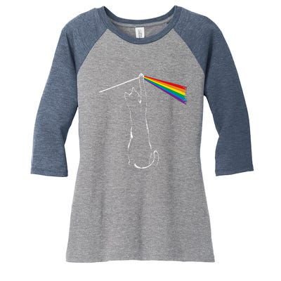 Cat Rock Music Women's Tri-Blend 3/4-Sleeve Raglan Shirt